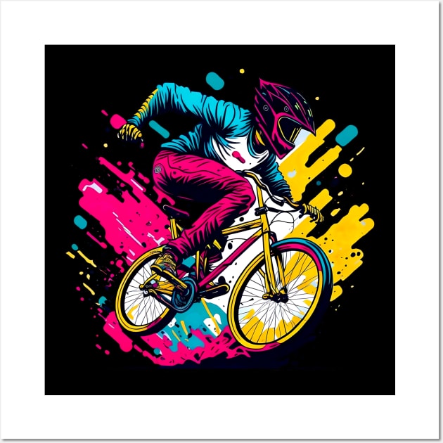 BMX BIKE LOVER Wall Art by T-shirt US